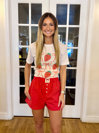 Strawberry and Bows T-Shirt