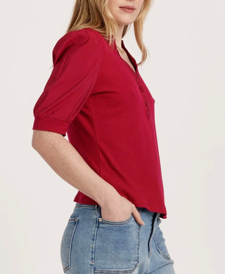Another Love Tanner Ruby Pink Top