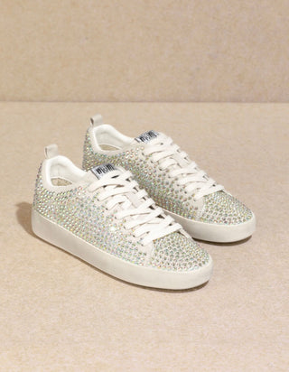 Silver Rhinestone sneakers