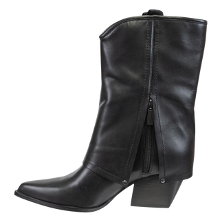NakedFeet Curio Black Boots