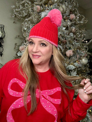 Sammy Red Beanie