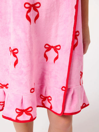 Bow Bath Pink Wrap