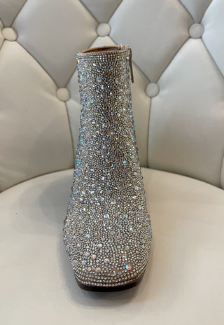 HeyGirl by Corkys Lit Clear Rhinestone Boots