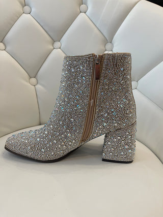 HeyGirl by Corkys Lit Clear Rhinestone Boots