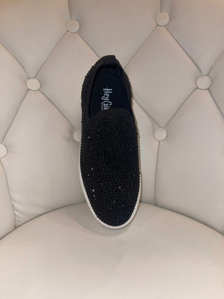 HeyGirl by Corkys Swank Black Crystals Sneakers