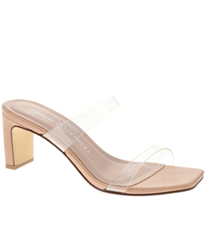 Clear vinyl heel