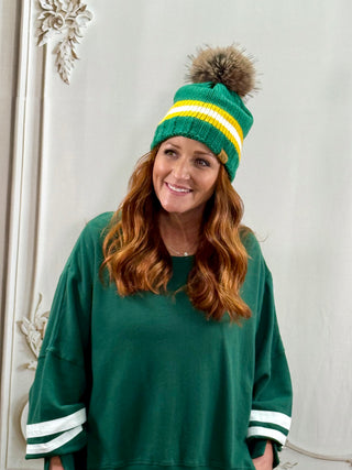 Knit Pom Hat