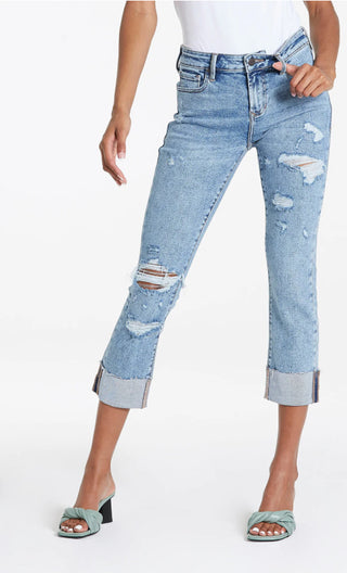 Dear John Blair Cuffed Glass Beach Jeans