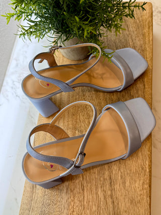 Nancy Blue Satin