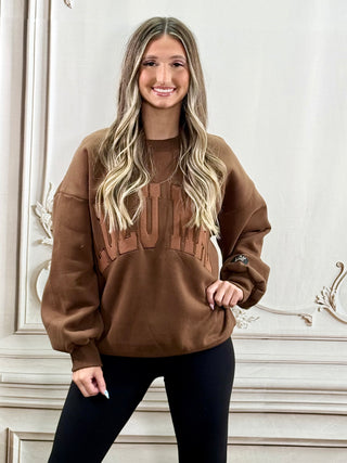 Lulu Mac Brown Sweatshirt