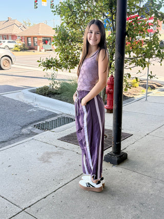 White Stripe Jogger