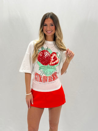 Fresh Strawberry Crop T-Shirt