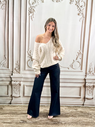 Fiona Denim Paint Pant
