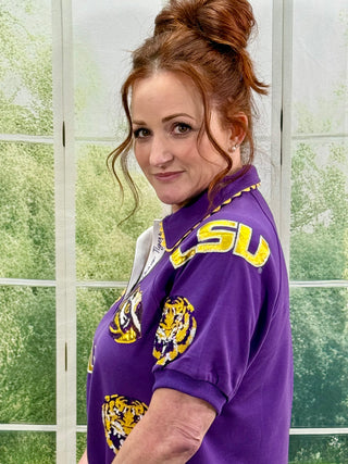 LSU Logo Patch Dress
