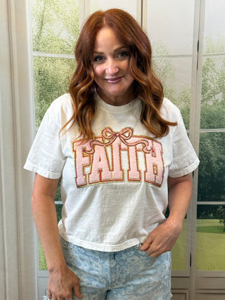 Faith Chenille T-shirt