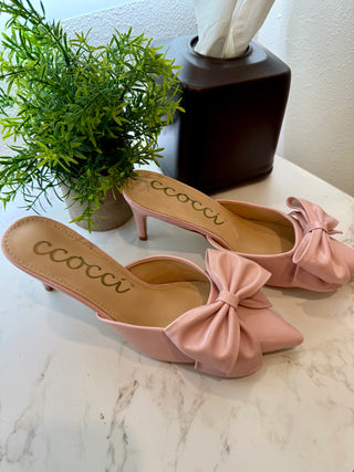 Ccocci Carol Blush Bow Heel