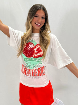 Fresh Strawberry Crop T-Shirt