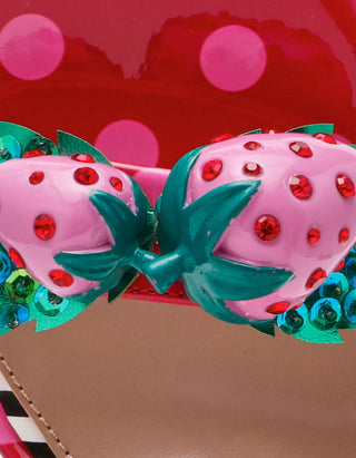 Betsey Johnson Addison Red/ Pink Multi Heels