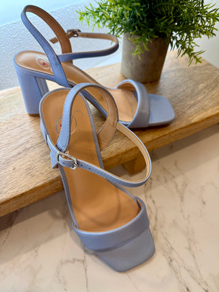 Nancy Blue Satin