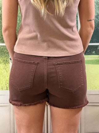 Dear John Gigi Shaved Chocolate Shorts