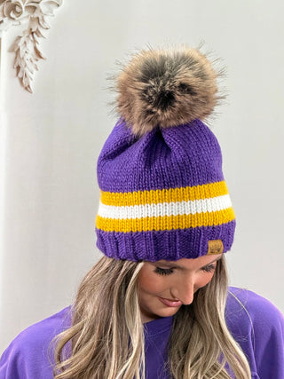 Knit Pom Hat