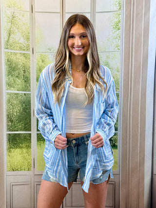 Lola Blue Streak Top