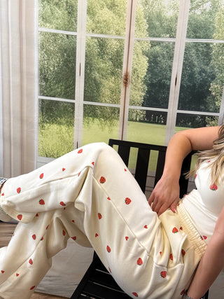 Strawberry Print Sweatpants