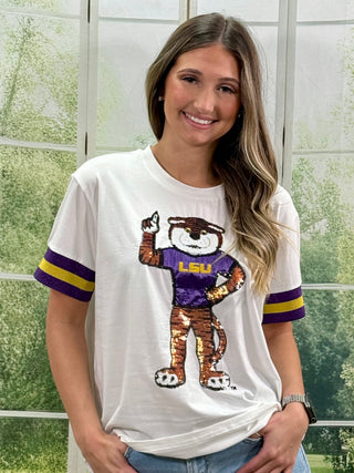 LSU Sparkle Logo T-Shirt