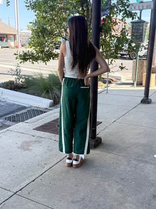 White Stripe Jogger