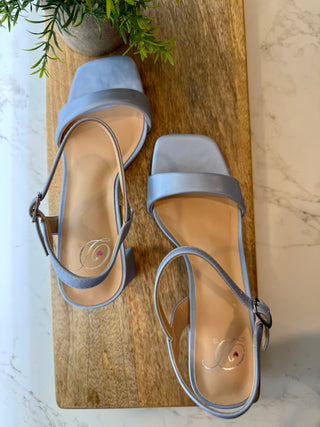 Nancy Blue Satin