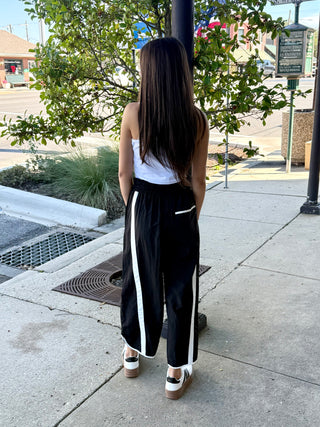 White Stripe Jogger