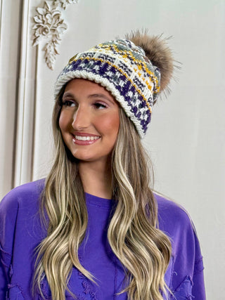 Knit Pom Hat