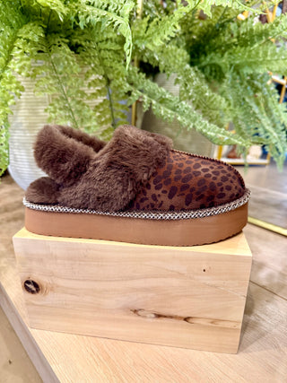 Very G Scrunch Taupe Leopard