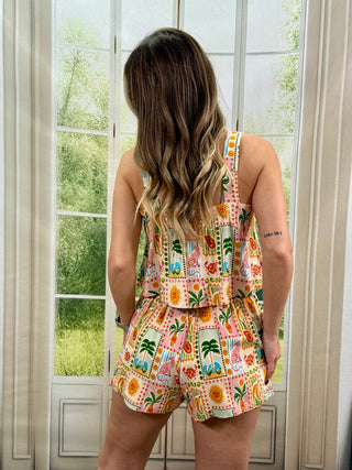 Island Postcard Tank Top