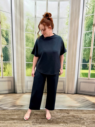 Laguna Black Casual Pant Set
