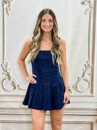 Kylie Navy Romper