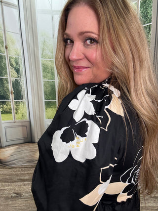 Cairan Black Taupe Dress