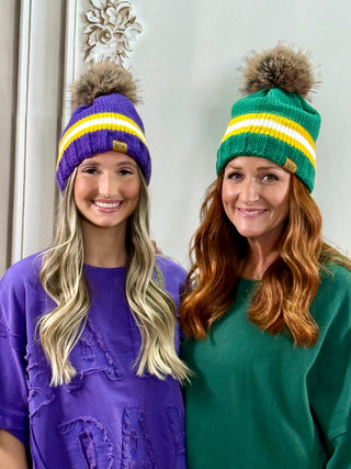 Knit Pom Hat