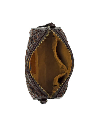 Patricia Nash Romy Crossbody
Hand Stained Woven | Chocolate
