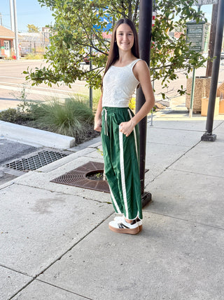 White Stripe Jogger