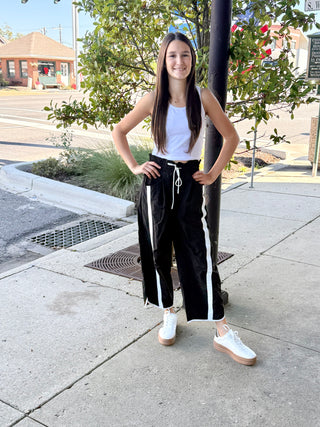 White Stripe Jogger