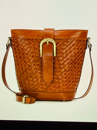 Patricia Nash Hand Stain Woven Margaux Cognac