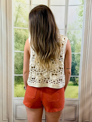 Briza Vintage Cream Vest