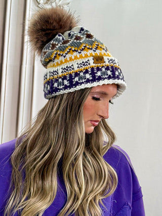 Knit Pom Hat