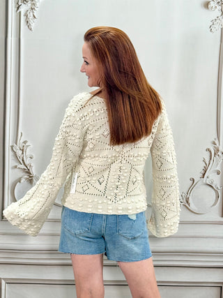 Maxine Vintage Cream Sweater