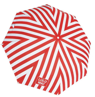 Red stripe lulu Mac umbrella 