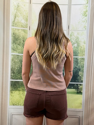 Cropped Tamia Timeless Taupe Top