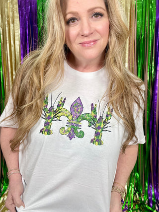 Crawfish Fleur De Lis MG T-Shirt