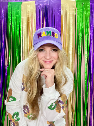 Mardi Gras MAMBO Baseball Cap