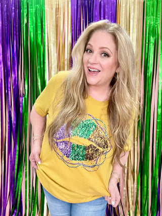 Mardi Gras Lips T-Shirt